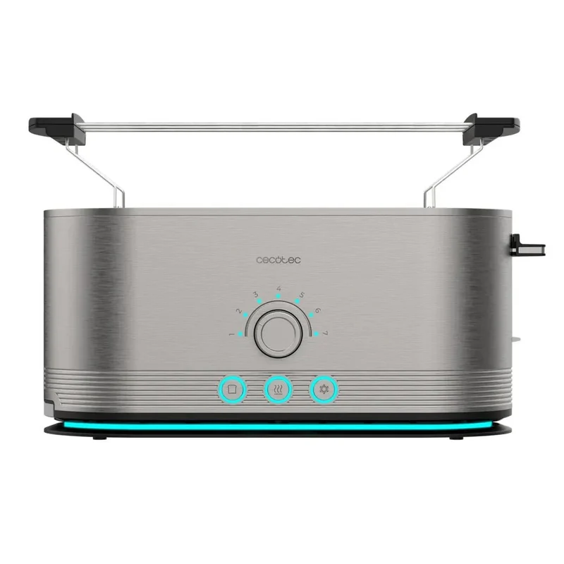 Tostador Shine&Toast: Eficiencia y Estilo con 7 Niveles y Acero Inoxidable de Cecotec