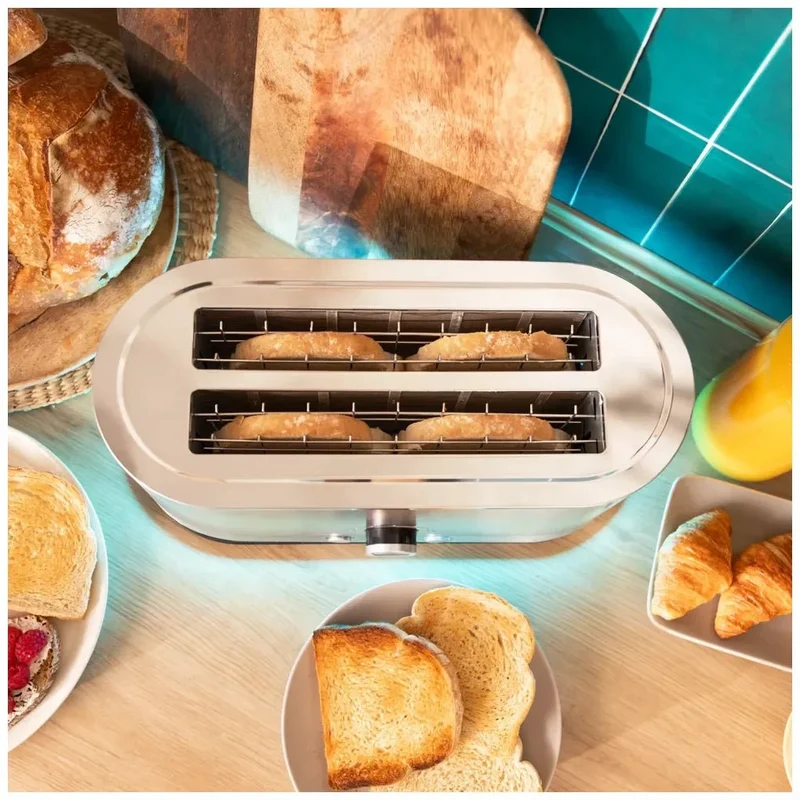 Tostador Shine&Toast: Eficiencia y Estilo con 7 Niveles y Acero Inoxidable de Cecotec