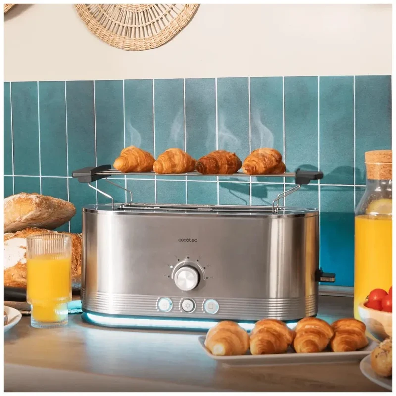Tostador Shine&Toast: Eficiencia y Estilo con 7 Niveles y Acero Inoxidable de Cecotec