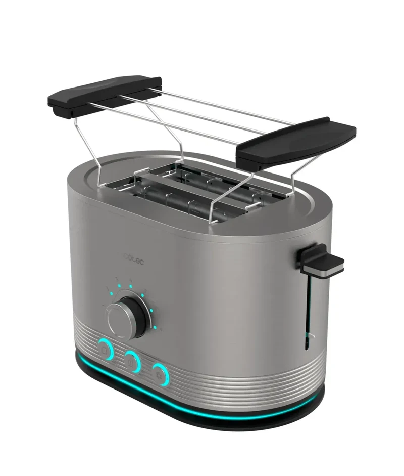 Tostador Shine&Toast Double: Eficiencia y Estilo en Acero Inoxidable para tu Cocina de Cecotec