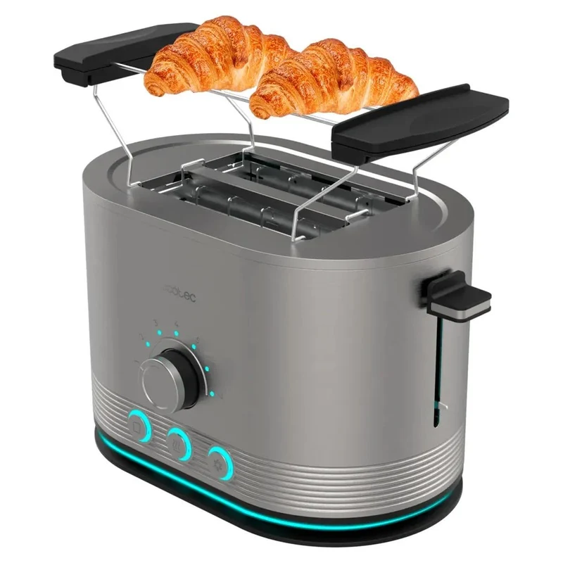 Tostador Shine&Toast Double: Eficiencia y Estilo en Acero Inoxidable para tu Cocina de Cecotec