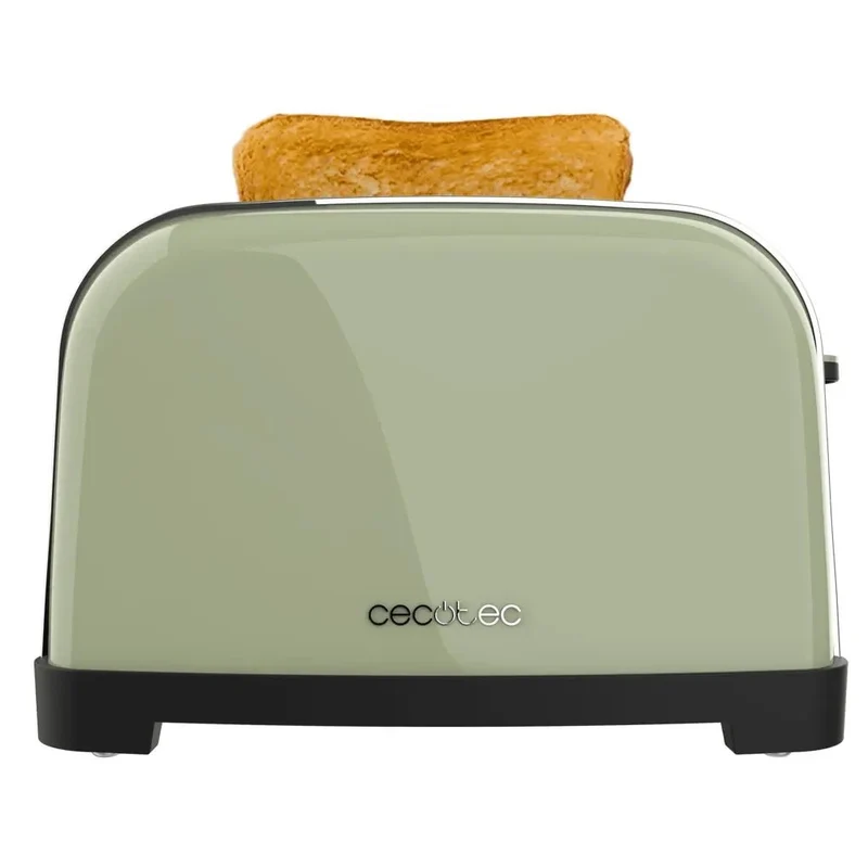 Tostadora de Acero Inoxidable 1700W con 4 Ranuras y Funciones Innovadoras de Cecotec