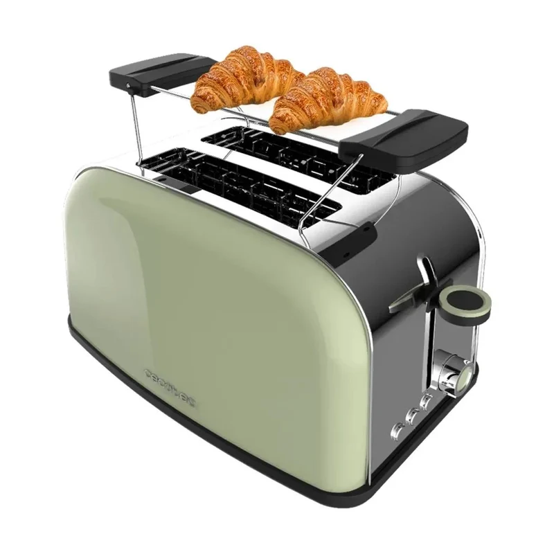 Tostador Vertical de Acero 850W: Eficiencia y Estilo para Desayunos Perfectos de Cecotec