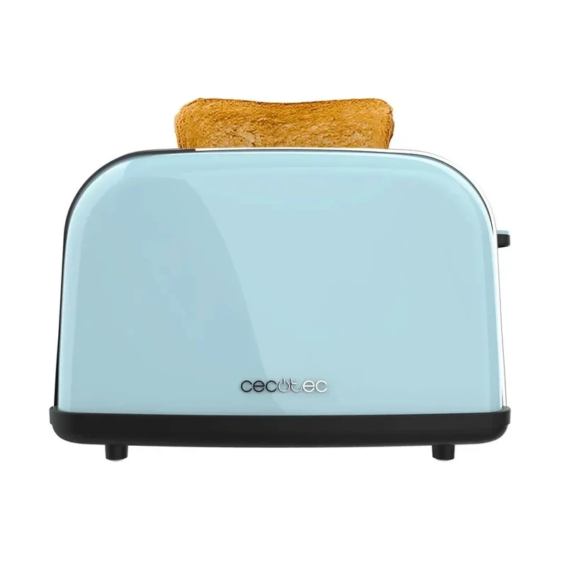 Tostador Vertical de Acero Inoxidable 850W con Ranura Ancha y Funciones Avanzadas de Cecotec