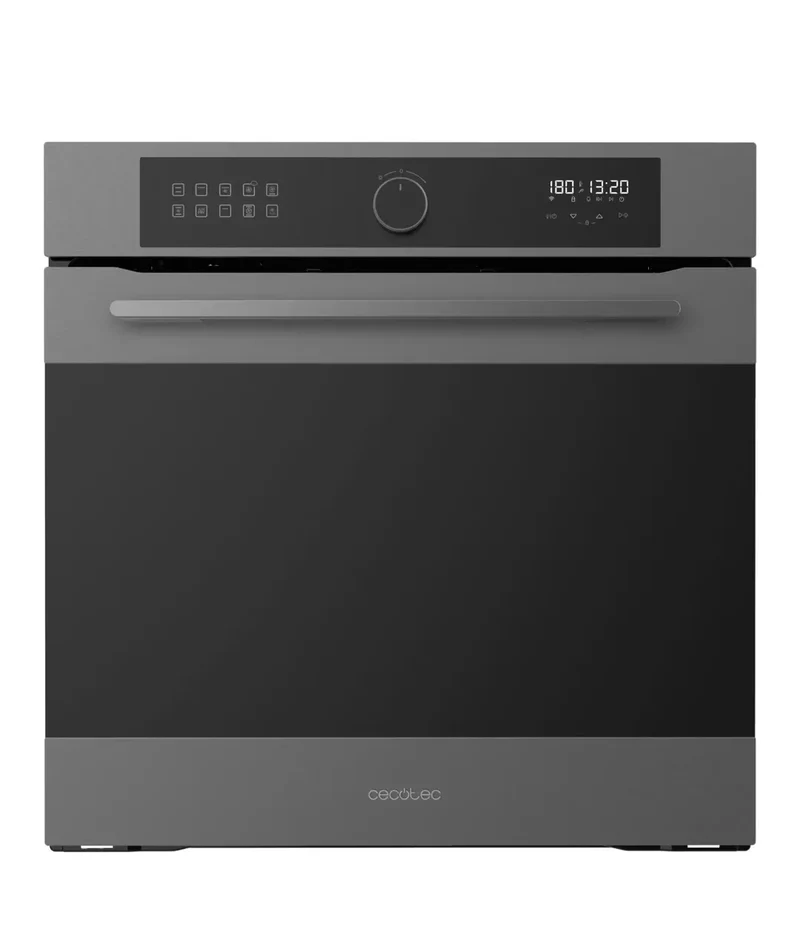 Horno Integrado de 81L con Tecnología Airfryer, Vapor y 11 Opciones para una Cocina Saludable de Cecotec