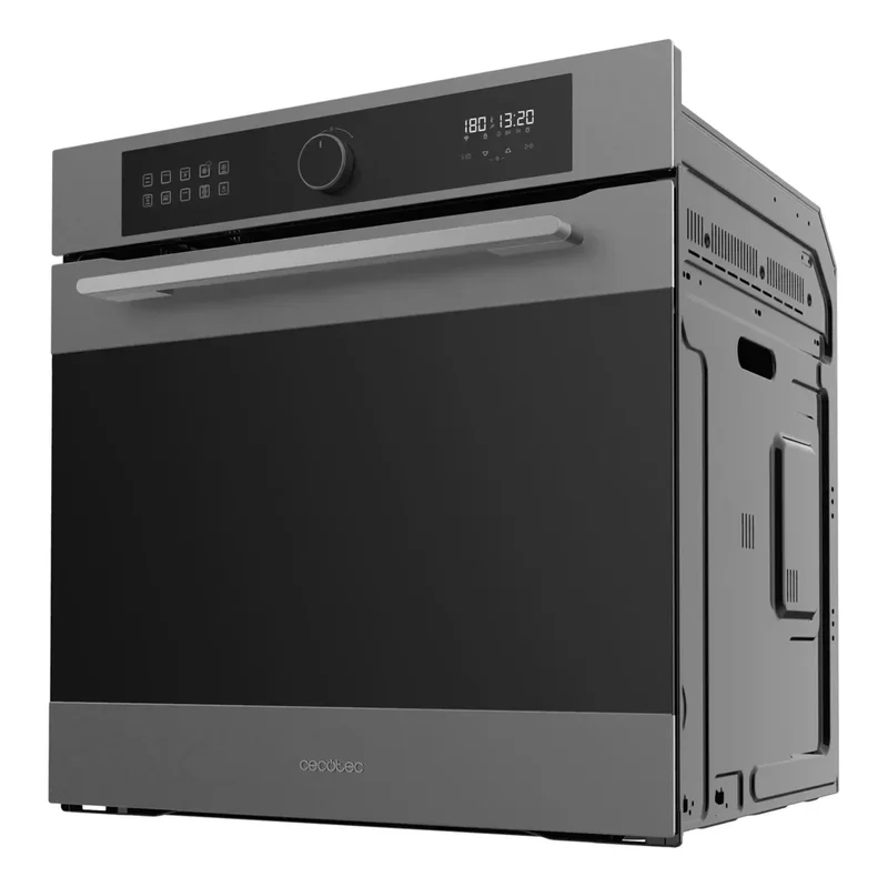 Horno Integrado de 81L con Tecnología Airfryer, Vapor y 11 Opciones para una Cocina Saludable de Cecotec
