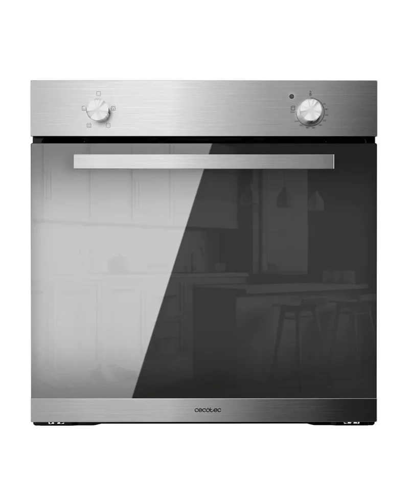 Horno Integrado de 77L con Vapor y Clase A de Eficiencia Energética de Cecotec