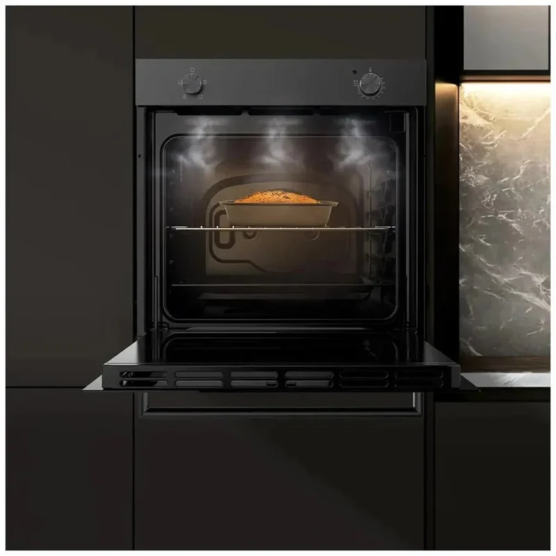 Horno Integrado de 77L con Función de Vapor y Eficiencia Energética Clase A de Cecotec