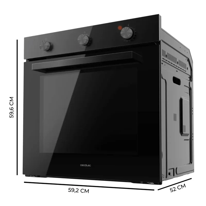 Horno Integrable 77L con Vapor, Triple Cristal y Eficiencia Energética A de Cecotec