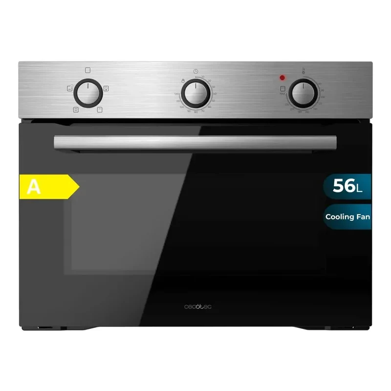 Horno Integrable Inoxidable con Vapor y Eficiencia Energética para Cocinas Modernas de Cecotec