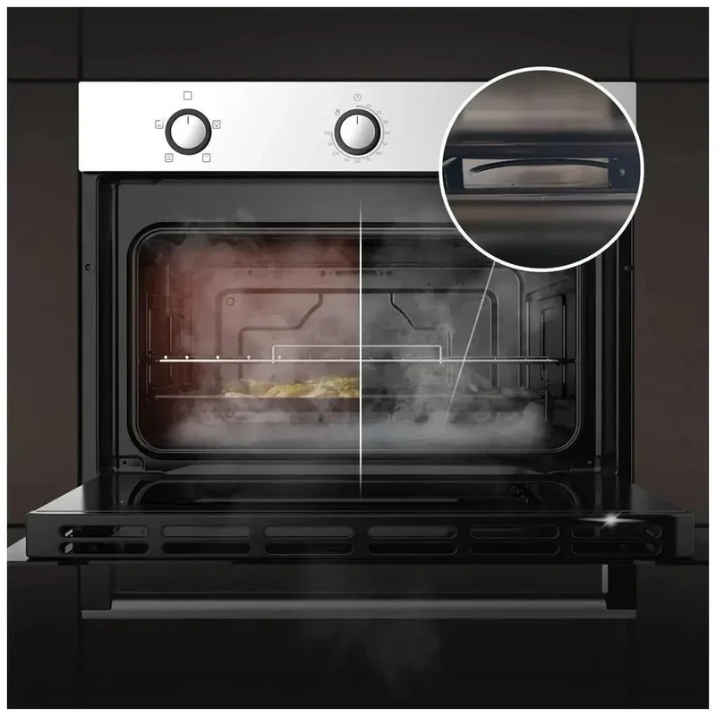 Horno Integrable Inoxidable con Vapor y Eficiencia Energética para Cocinas Modernas de Cecotec