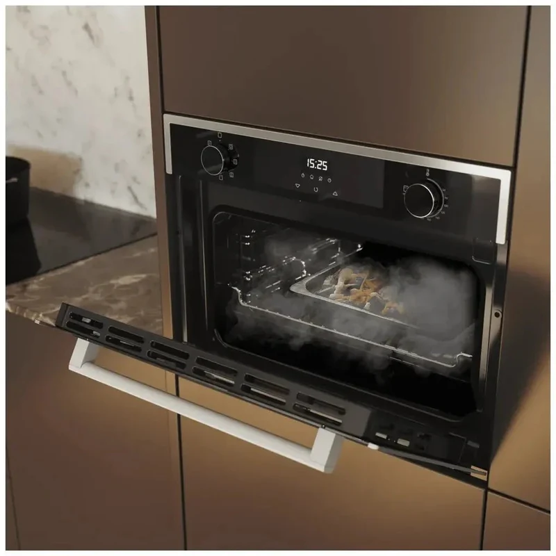 Horno Integrable 53L con Vapor y Grill, Eficiencia Energética A, 2600W de Cecotec