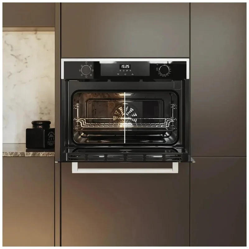 Horno Integrable 53L con Vapor y Grill, Eficiencia Energética A, 2600W de Cecotec