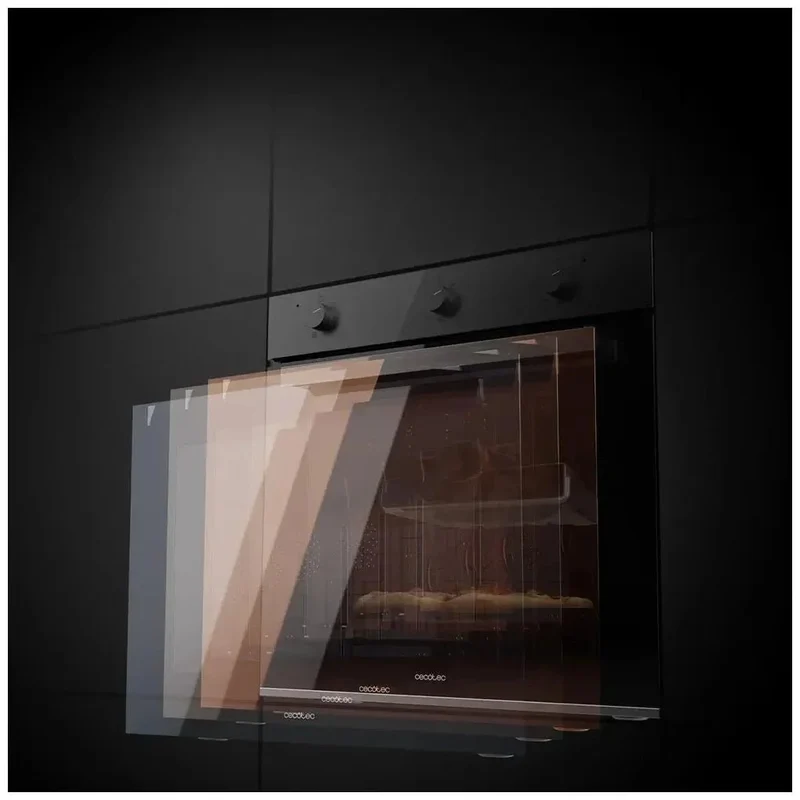 Horno Multifuncional de Integración 70L con Vapor y Eficiencia Energética Clase A de Cecotec