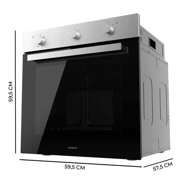 Horno Multifuncional Integrado de 70L con Vapor y Eficiencia Energética Clase A de Cecotec