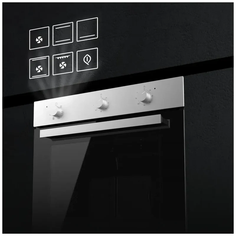 Horno Multifuncional Integrado de 70L con Vapor y Eficiencia Energética Clase A de Cecotec
