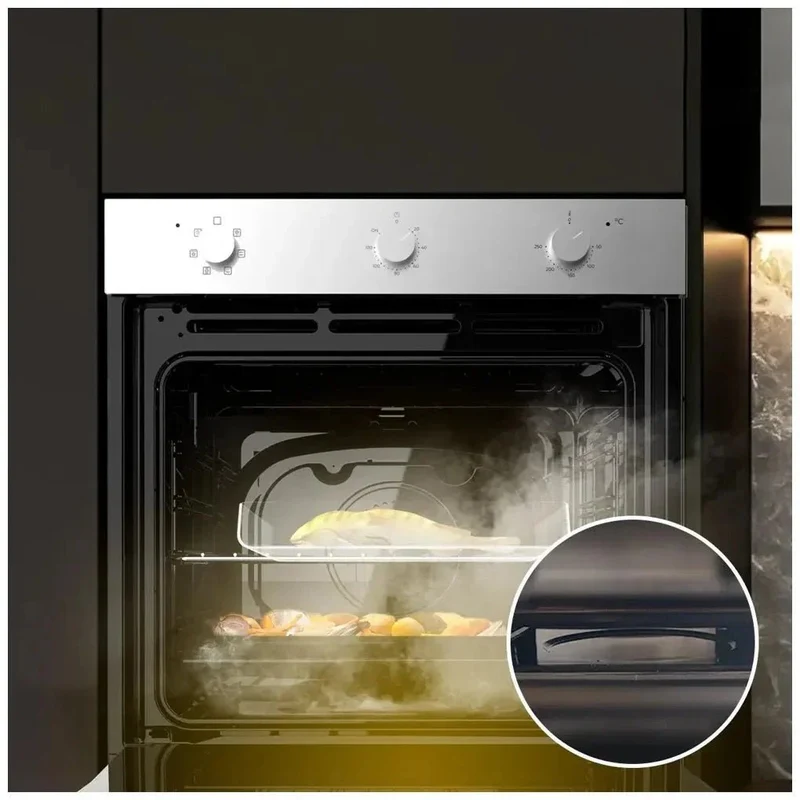Horno Multifuncional Integrado de 70L con Vapor y Eficiencia Energética Clase A de Cecotec