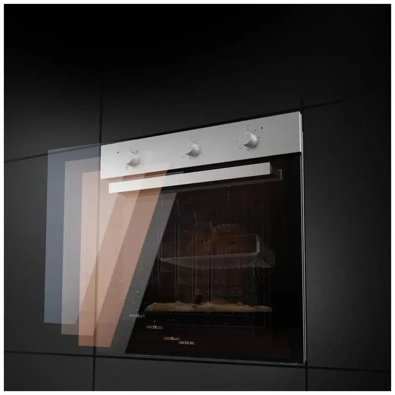 Horno Multifuncional Integrado de 70L con Vapor y Eficiencia Energética Clase A de Cecotec