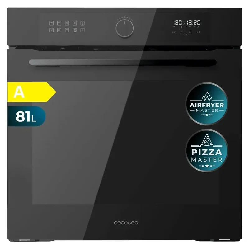Horno Integrable de 81L con Airfryer, Vapor y 11 Funciones para una Cocina Saludable de Cecotec