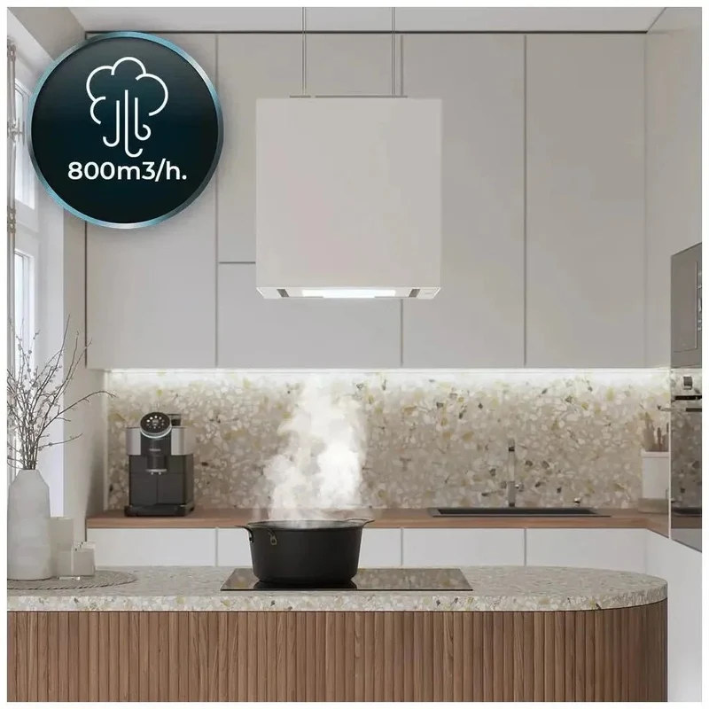 Campana Extractora Bolero Flux: Elegancia y Potencia con Control Táctil y LED de Cecotec