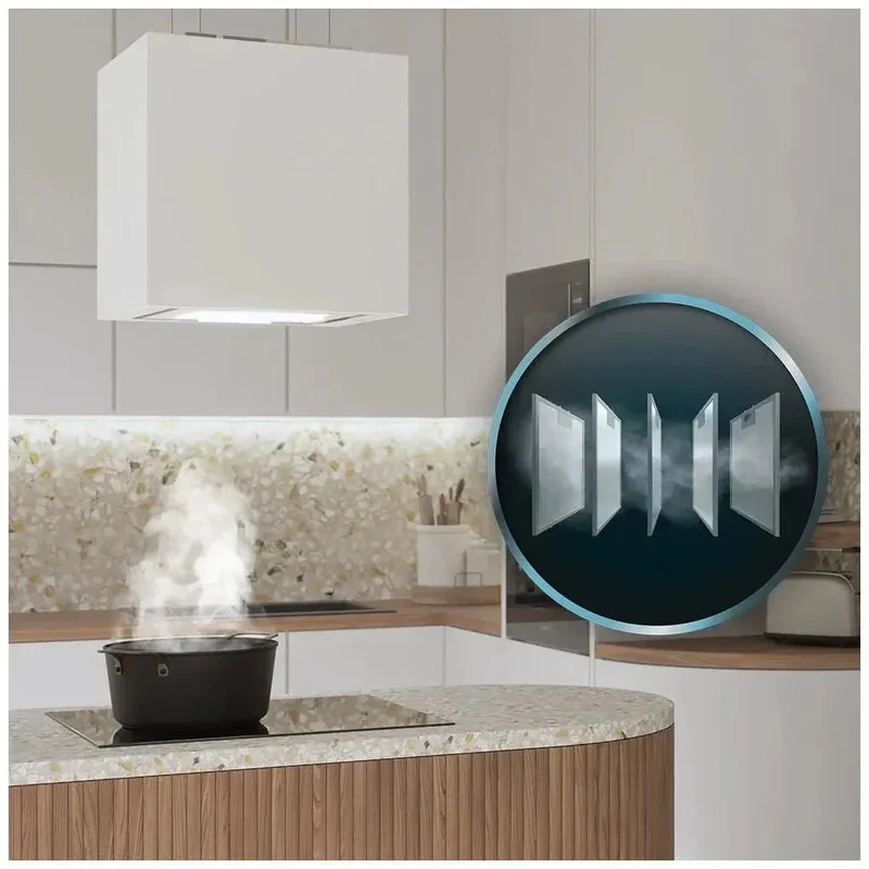 Campana Extractora Bolero Flux: Elegancia y Potencia con Control Táctil y LED de Cecotec