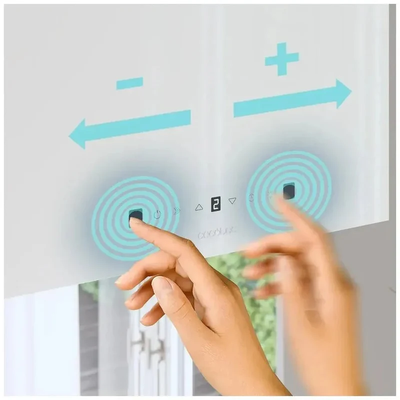 Campana Extractora Bolero Flux: Elegancia y Potencia con Control Táctil y LED de Cecotec