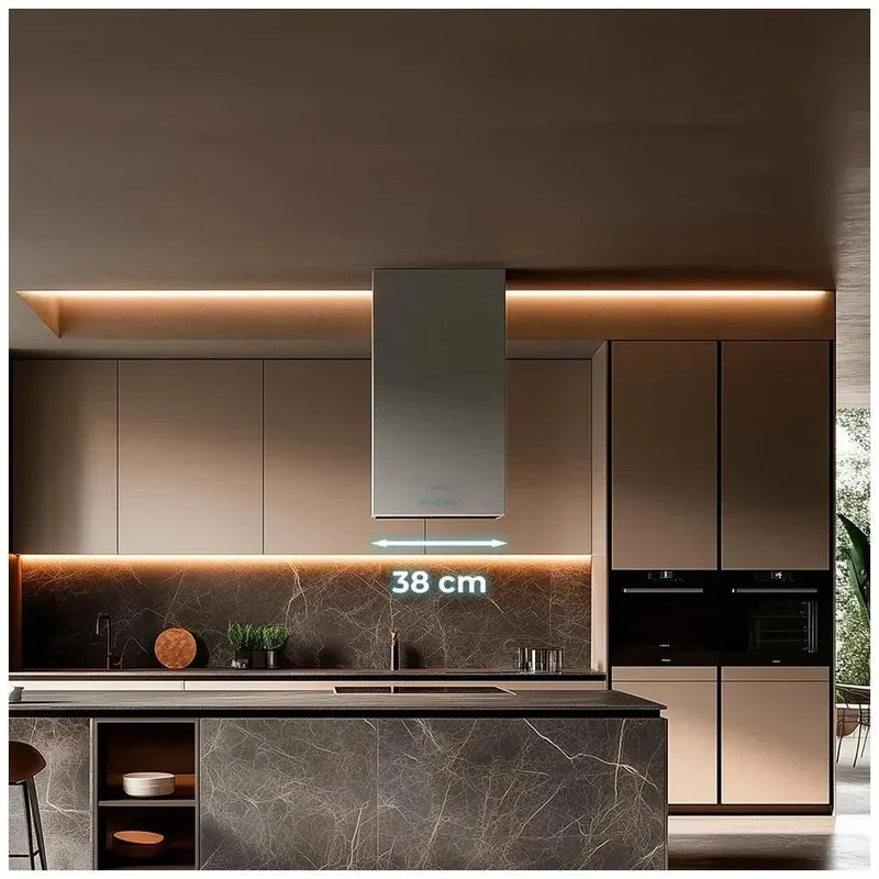 Campana Extractora Inoxidable A++ de 38cm con Succión 800m3/h y Filtros de Carbono de Cecotec