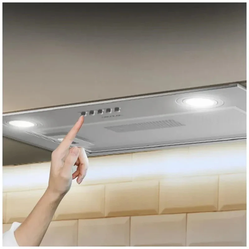 Campana Extractora Inoxidable 52cm, Alta Succión 350m3/h, Eficiencia Energética A de Cecotec
