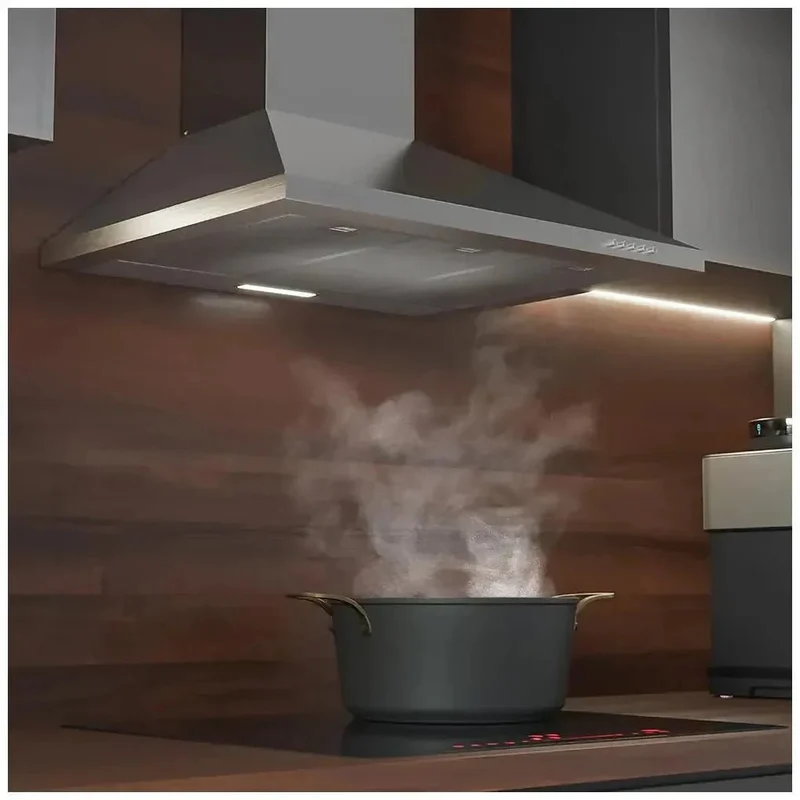 Campana Extractora Inoxidable 90cm, 350m3/h, Clase B, Filtros de Carbono y LED de Cecotec