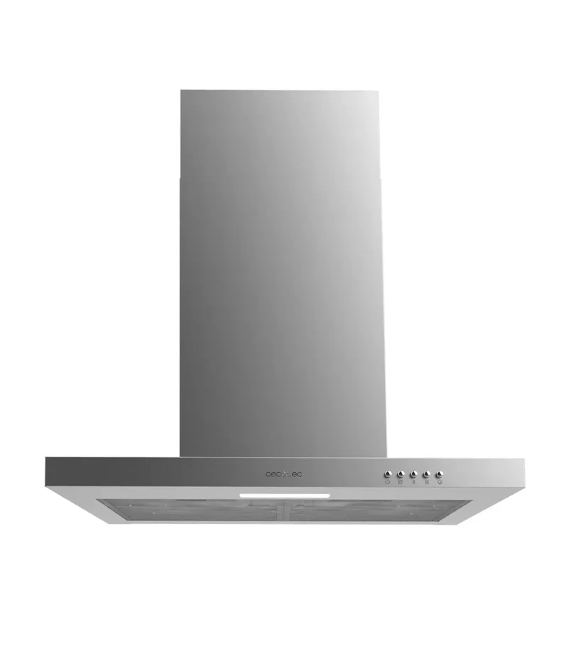 Campana Extractora Inoxidable 60cm, 350m3/h, Clase A, Filtros de Carbono y LED de Cecotec