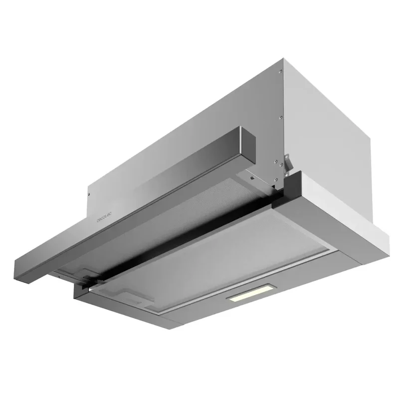 Campana Extractora Telescópica Inoxidable de 60cm con Alta Eficiencia Energética de Cecotec