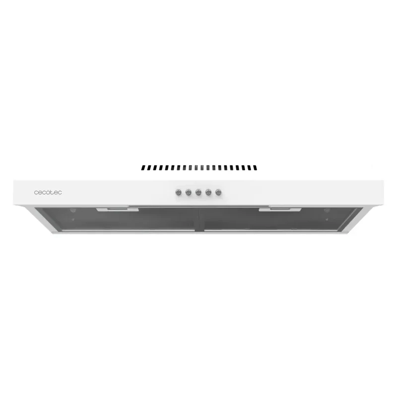 Campana Extractora Blanca 60cm: Potente Succión y Diseño Minimalista de Cecotec
