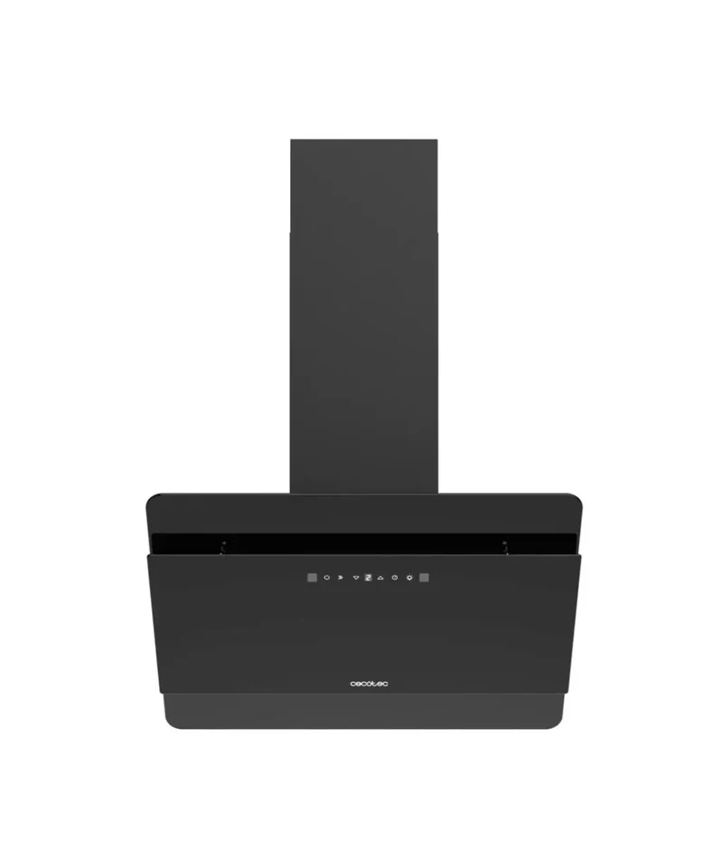 Campana Extractora de 60 cm en Cristal Oscuro, Capacidad de Succión 800 m³/h, Eficiencia A++, Con Control Táctil y Gestual de Cecotec