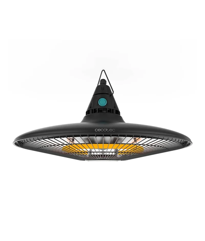 Calefactor Exterior 1500W: Calor Inmediato y Seguro con Mando a Distancia de Cecotec