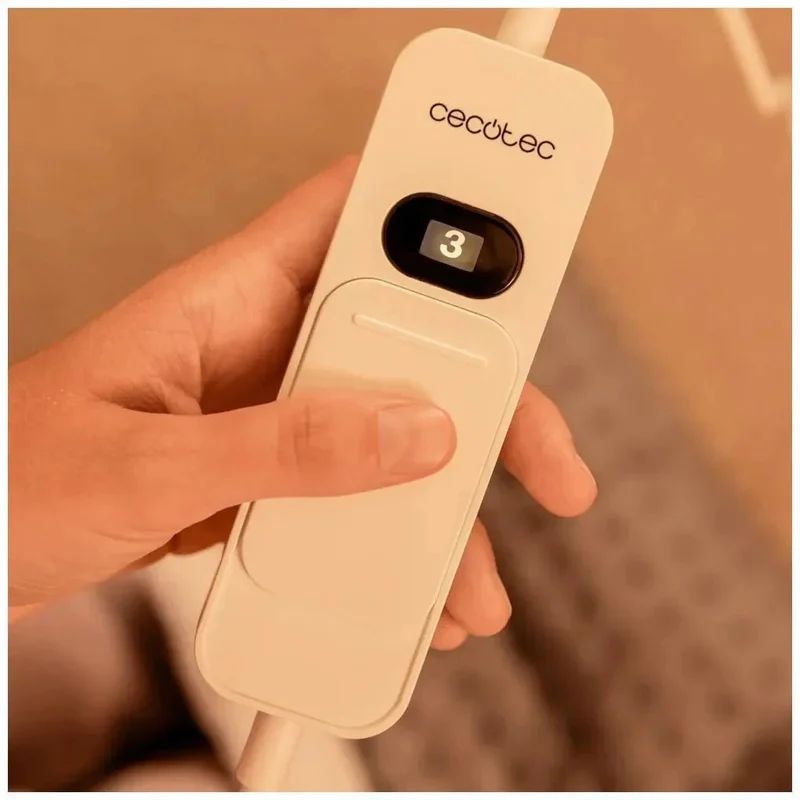 Calentador de Pies HeatConfort: 3 Niveles de Calor, Apagado Automático y Lavable de Cecotec