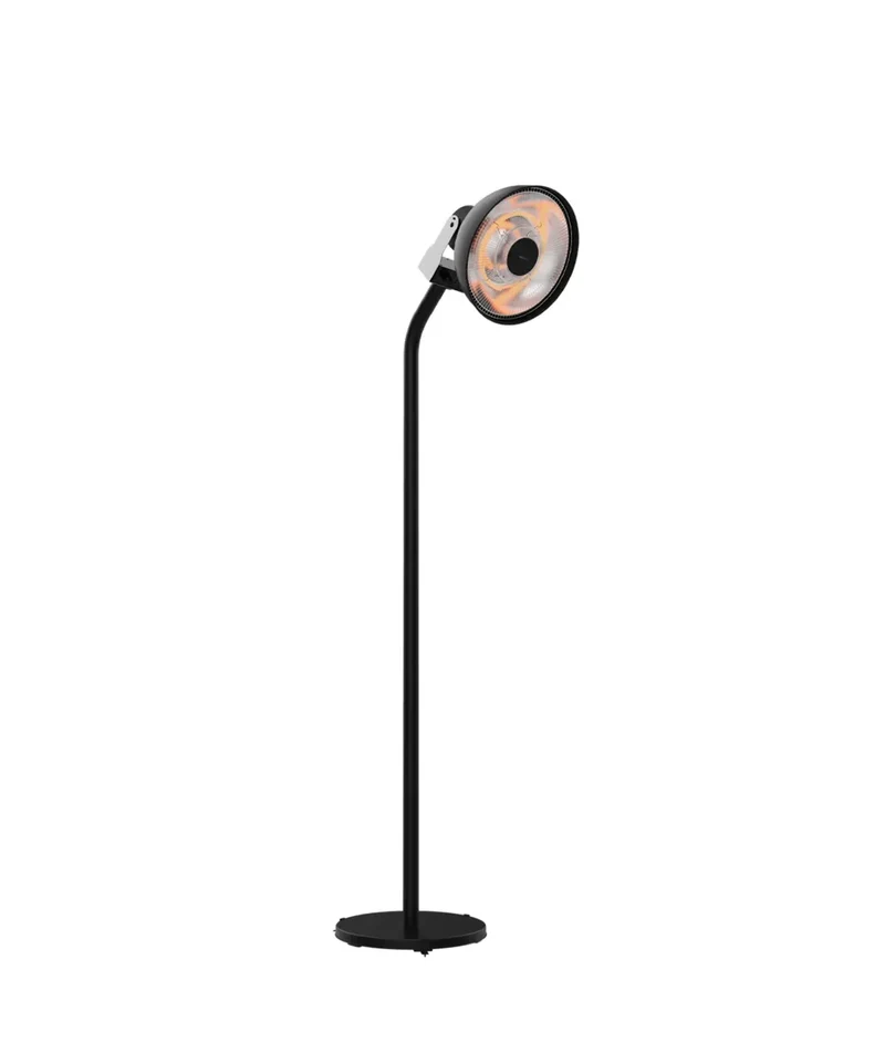Calefactor Exterior 2100W Infrarrojo, IP24, 3 Potencias, Áreas 20m², Inclinación Ajustable de Cecotec