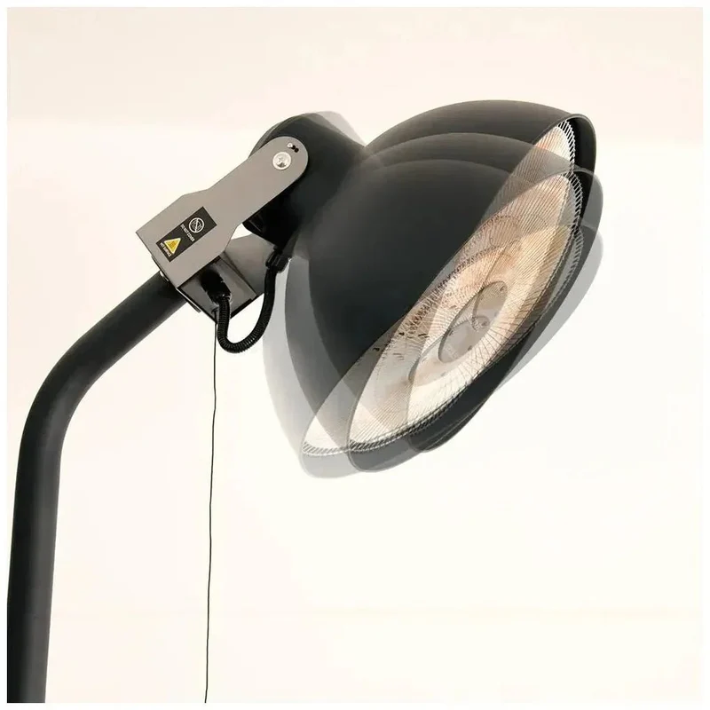 Calefactor Exterior 2100W Infrarrojo, IP24, 3 Potencias, Áreas 20m², Inclinación Ajustable de Cecotec