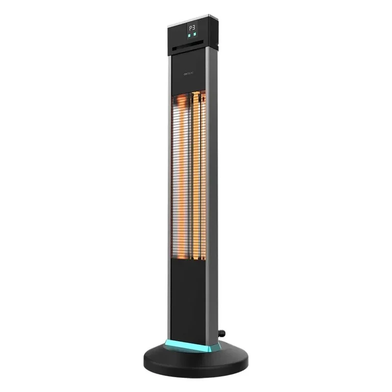 Calefactor Exterior Torre 2000W: Calor Inmediato y Seguro con Mando a Distancia de Cecotec