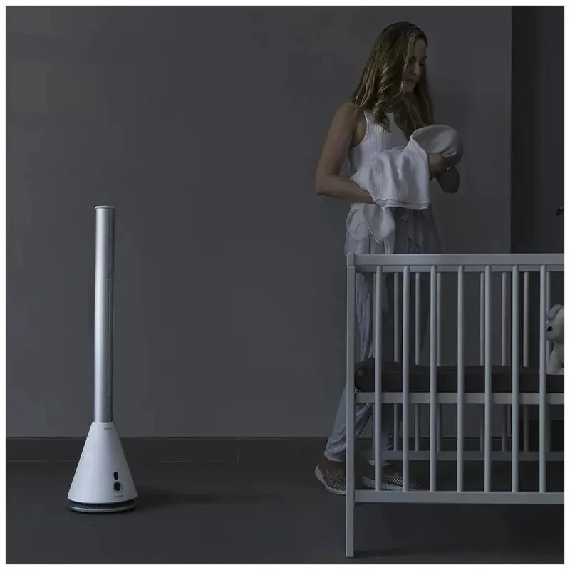 Ventilador de Torre Bladeless 38 pulgadas Blanco: Elegancia, Silencio y Eficiencia de Cecotec