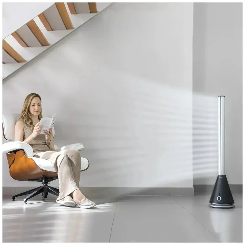 Ventilador Torre Sin Aspas EnergySilence 9800: Innovación y Eficiencia en Negro de Cecotec