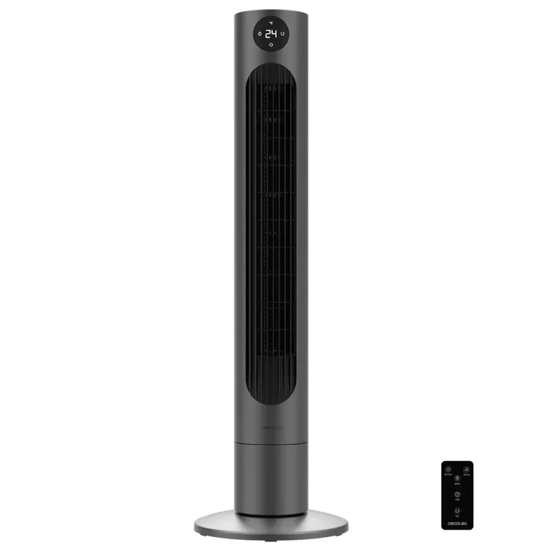 Ventilador de Torre Inteligente 36 con control remoto LED y Temporizador 12h Cecotec