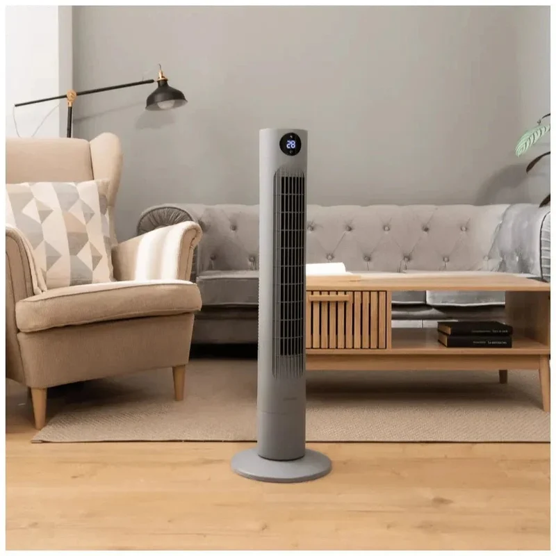 Ventilador de Torre Inteligente 36 con control remoto LED y Temporizador 12h Cecotec