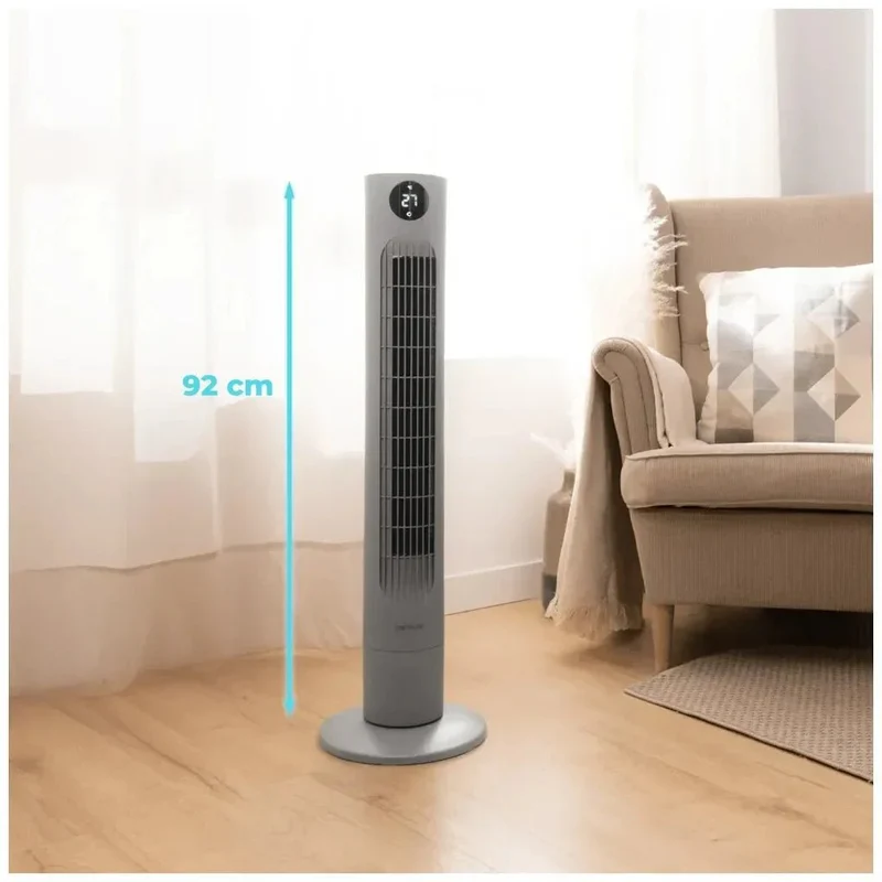 Ventilador de Torre Inteligente 36 con control remoto LED y Temporizador 12h Cecotec