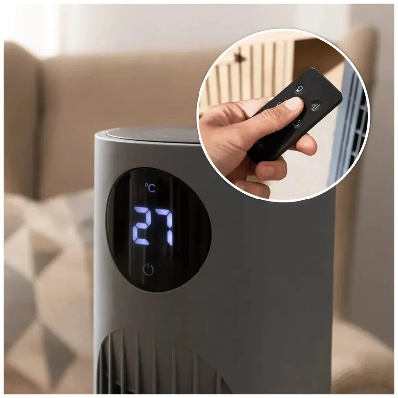Ventilador de Torre Inteligente 36 con control remoto LED y Temporizador 12h Cecotec