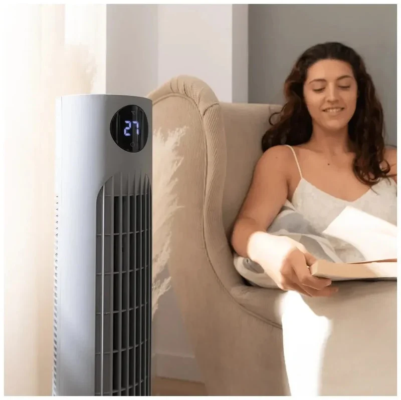 Ventilador de Torre Inteligente 36 con control remoto LED y Temporizador 12h Cecotec