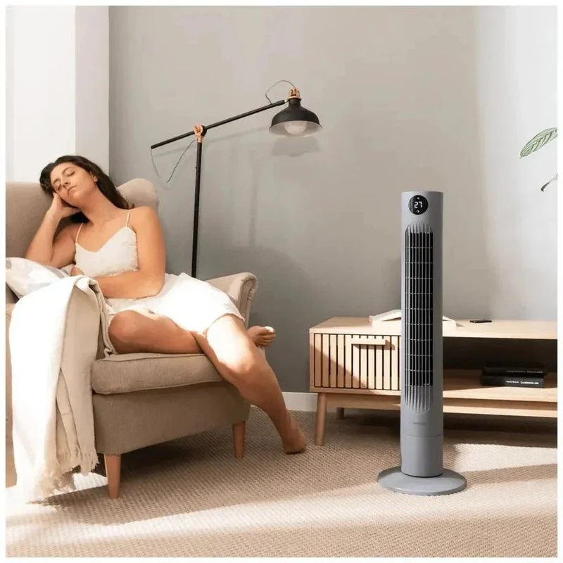 Ventilador de Torre Inteligente 36 con control remoto LED y Temporizador 12h Cecotec