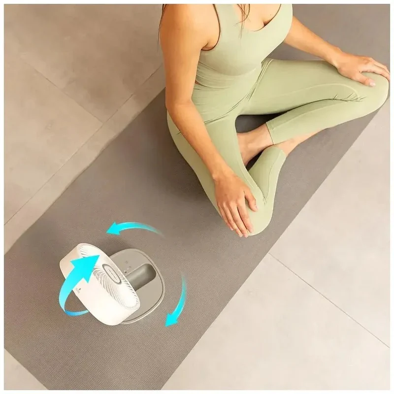 Ventilador Portátil Plegable con Batería 8000mAh, Oscilación y Luz LED de Cecotec