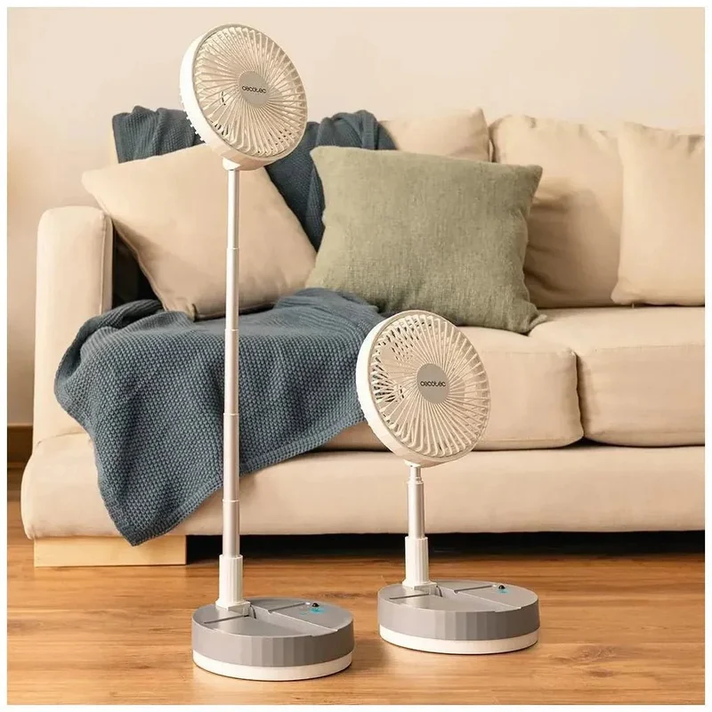 Ventilador Portátil Plegable con Batería 7200mAh y Control Remoto de Cecotec