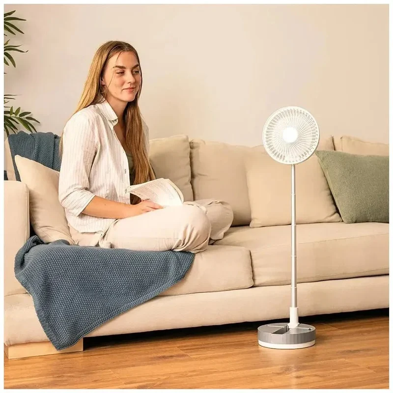 Ventilador Portátil Plegable con Batería 7200mAh y Control Remoto de Cecotec