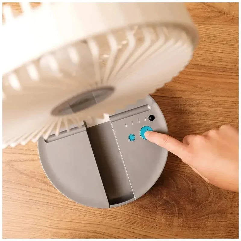 Ventilador Portátil Plegable con Batería 7200mAh y Control Remoto de Cecotec